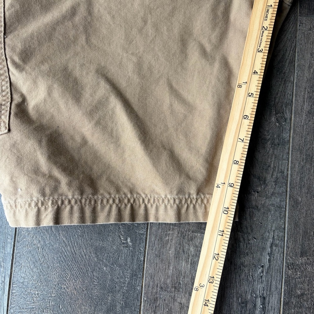 Carhartt B147 DKH Tan Canvas Carpenter Work Shorts Original Fit Mens 44 - Picture 7 of 8
